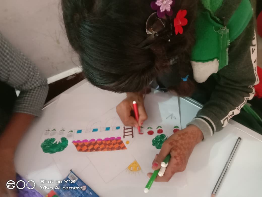 Children performing at an event